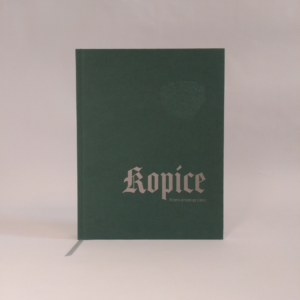 Zielona, materiałowa okładka książki Kopice piękno utracone