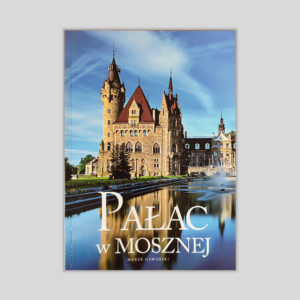 okładka książki pałac w Mosznej.